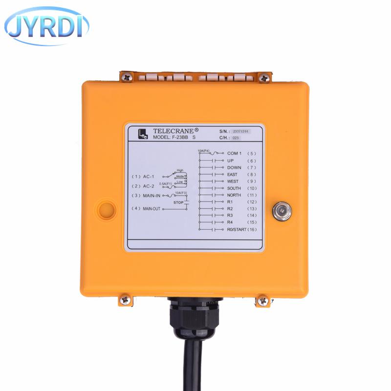 F23-BB 10 buttons 315MHZ Industrial Wireless Radio Crane Remote Control switches Hoist overhead bridge Crane lift control