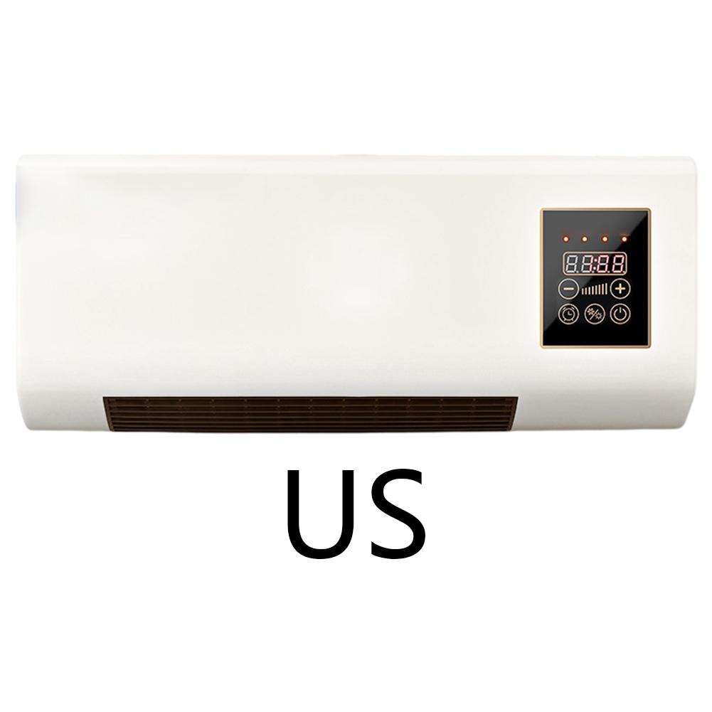 2-in-1 Electric Heater Air Conditioner Smart Constant Temperature Wall Mounted Heater Air Conditioner with Remote Control 1800W