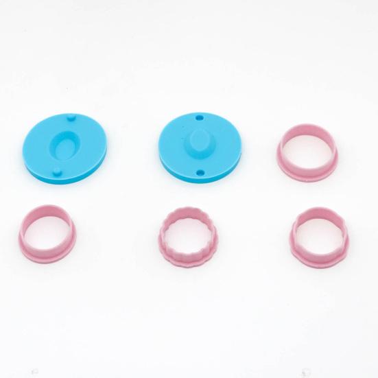 DIY Pendant Making Kit 12Pcs Mini Plate Clay Molds, Earring Molds with Positioning Base, Multi?Shape Polymer Craft Supplies Cutters for Earring,