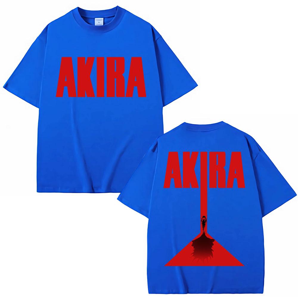 Japanese Anime Akira Vintage T-shirt 90s Science Fiction Movie Shotaro Kaneda Manga T Shirt Soft Cotton Oversized Tshirts