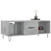 VidaXL Table basse gris béton 102x50x40 cm bois d'ingénierie 829296