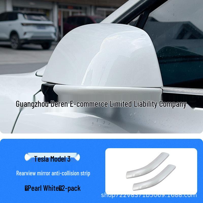 2025 Tesla Model 3 Dörr Anti-Kollisionslist och Backspegel Repskydd