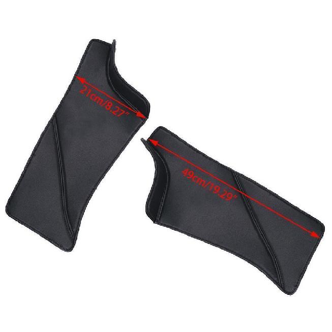 For Tesla Model Y 20+ Pair Rear Door Sill Scuff Plate Guard Protector Cover Trim