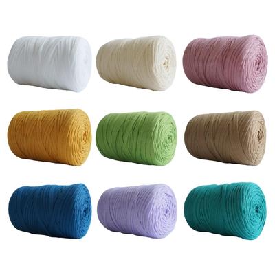 Strickgarn Tasche Herstellung Materialpaket Elastisches T-Shirt Garn Dickes Garn für Teppiche Decke Körbe Taschen Kissen