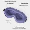 3D Blackout Eye Mask Effective Blackout for Home Office Sleeping Eye Mask Light New Sweat Absorption Breathable and Adjustable