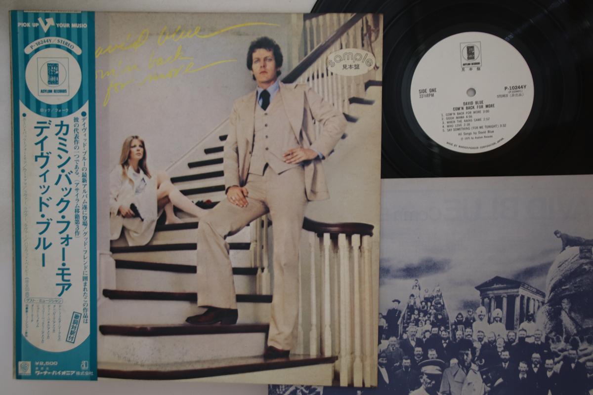 

LP Record DAVID BLUE - Com n Back For More P10244YPROMO ASYLUM Japan Obi Rock Used