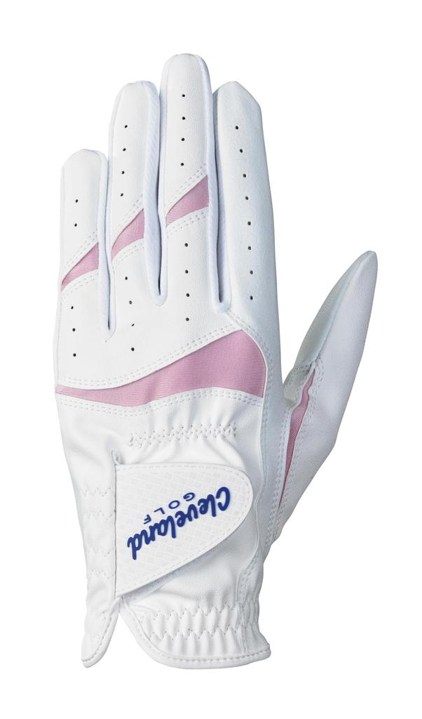 DUNLOP Cleveland Golf Gloves for Both 18cm Women's (GGG-C003W) Hands, White,