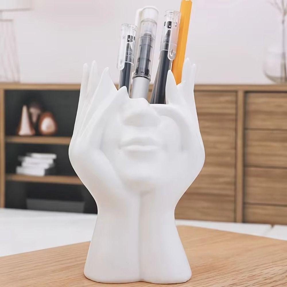Styling Design Office Desk Pen Holder Multi Functional Decorative Vase Holder TV Cabinet