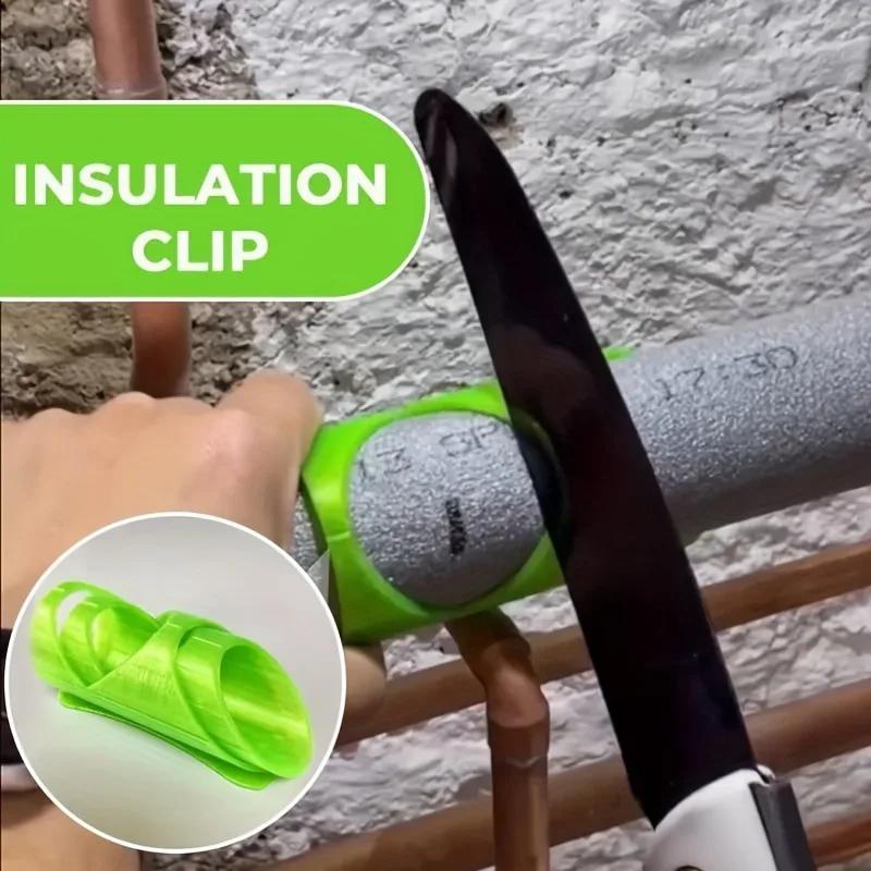 3Pcs Foam Pipe Cutter Tool Plastic Foam Pipe Insulation Cutting Guide Fixture Clamp for Homes Commercial Industries Supplies