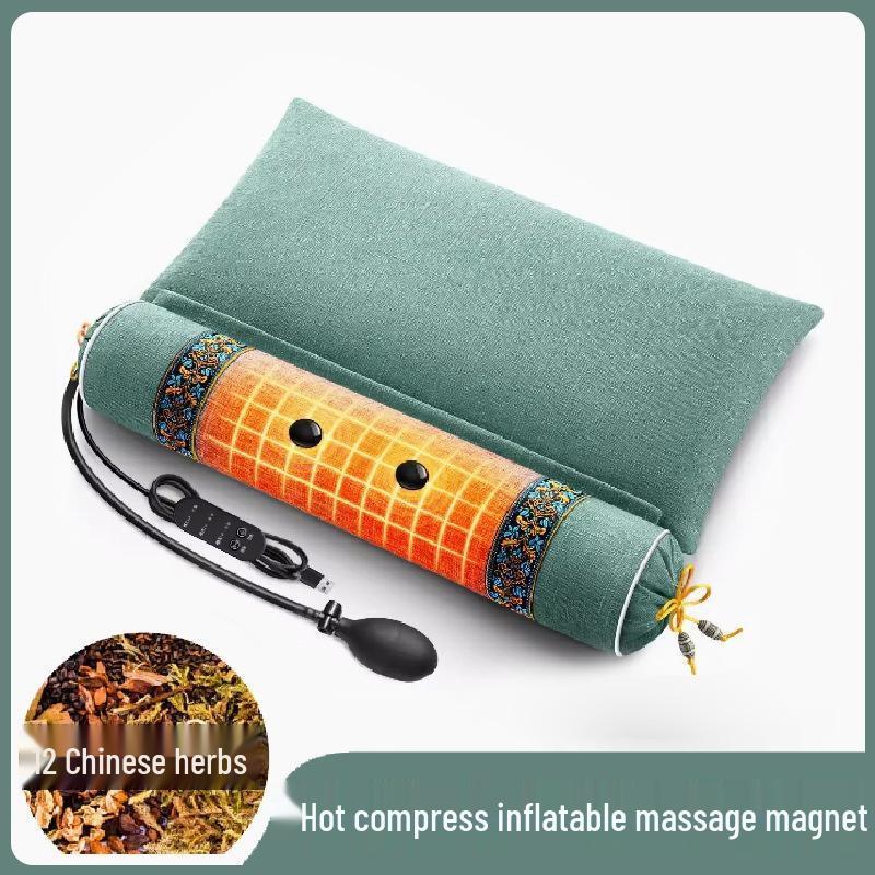 SEE KEAN Heated Neck Traction & Massage Pillow
