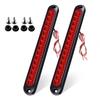 2PCS New 12-24V 15LED Tail Rear Lamp for Trailer Truck Lorry Pickup-Brake/Stop/Turn Lights Light Bar Strip Back Up Lights 1