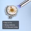 25g Adhesive Quick Drying Transparent High Hardness Epoxy Resin UV Glue Ultraviolet Curing Epoxy Crystal Glue UV Lamp Accessorie