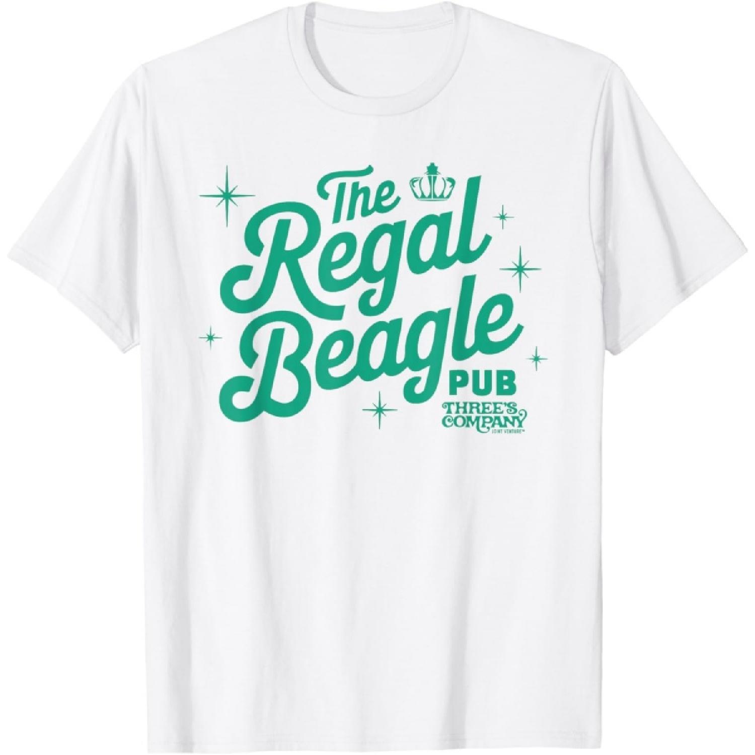 The Regal Beagle Pub Vintage Three s Company Logo T-Shirt XXXXXL белый