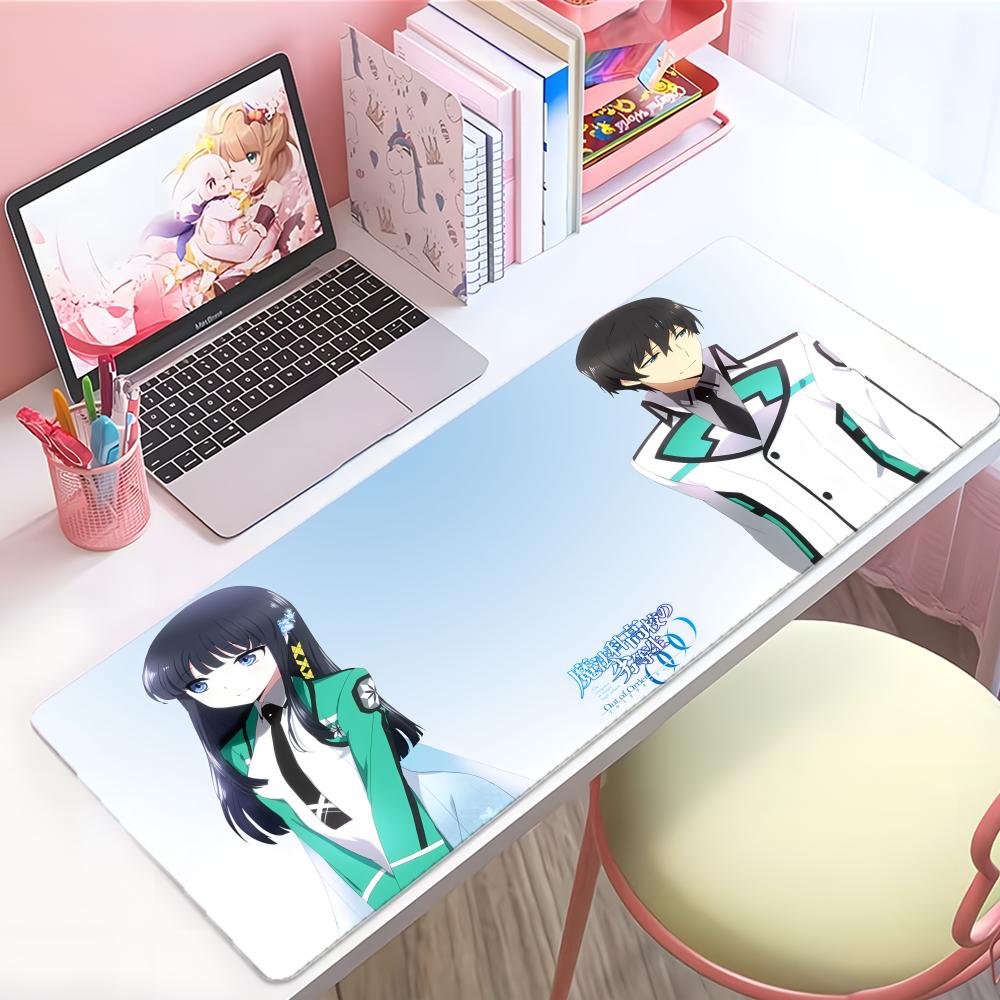 Anime The Iirregular At Magic High School Mouse Pad Large Thick Desk Pad Stitched Edges Gaming Mouse Mat For Pc