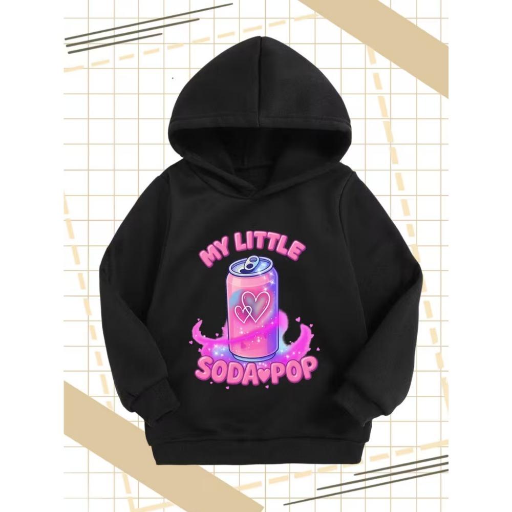 My Little Soda Pop Dětské mikiny K-Pop Hudba Korejské Anime Mikina Hip Hop Oblečení pro kluky Dárek Roztomilé tričko Volný Dětský top