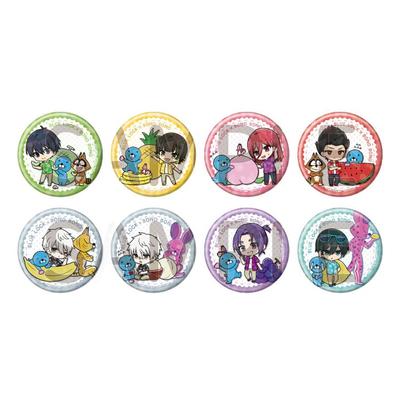 TV Anime "Blue Lock" X "Bonobono" 02 [Mini Character Illustration] Holographic Can Badge [57mm] Complete Set of 8 Boxed Sets