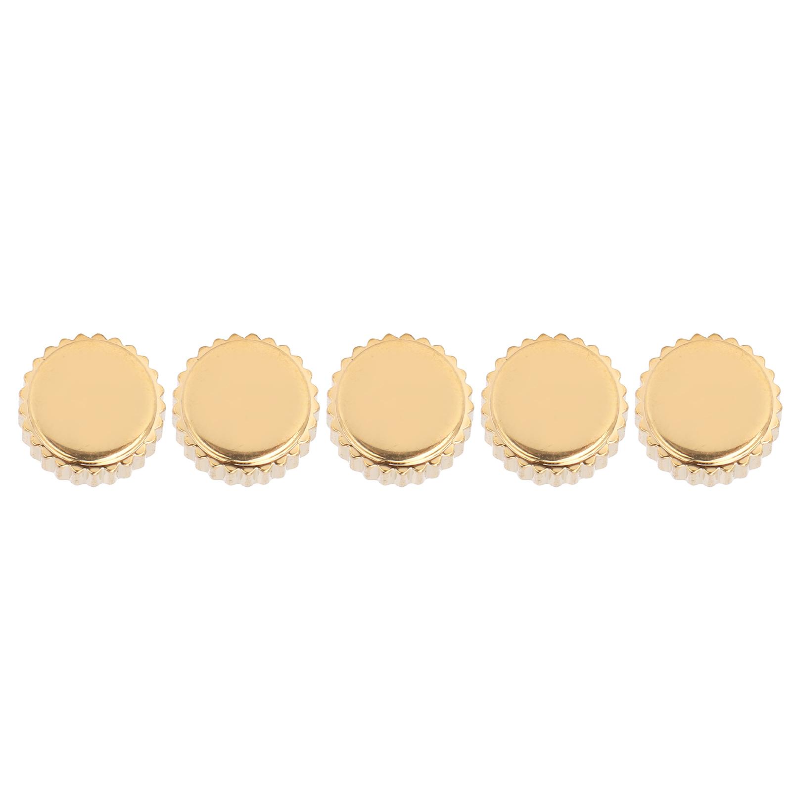 Automobile And Motorcycle Supplies 5Pcs Watch Crown Parts Quartz Mechanical Watch Crown Spare Kit Replacement Accessories7mm 0.28In