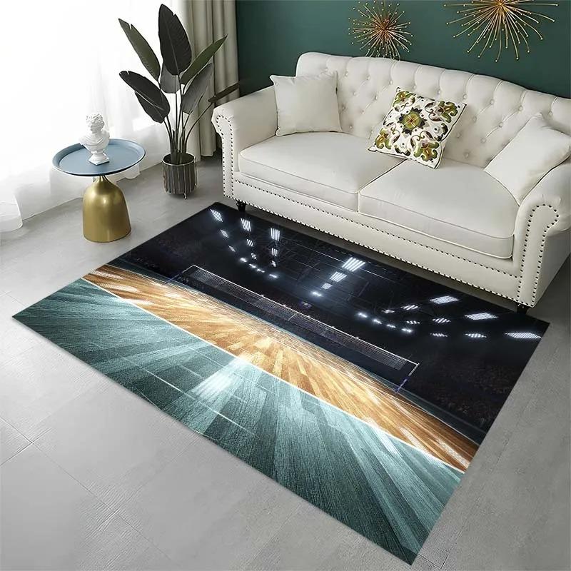 Basketball Pattern Floor Mats Door Decoration Home Living Room Floor Mats