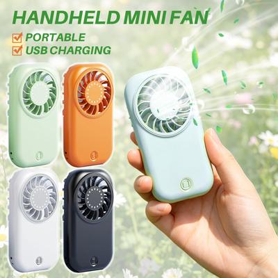 Fan Small Portable Fans: Personal Makeup Handheld Fans USB Rechargeable, Lightweight Home Offices Outdoor Travel, Kids, Summer, Gift For Women