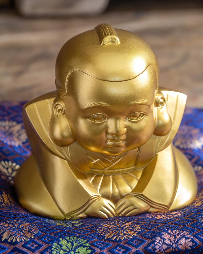 Gingado Dandan Fukusuke Ornament Prosperous Many Good Luck In Takaoka Copperware _ Business, Customers, Life, (Dandan Fukusuke)