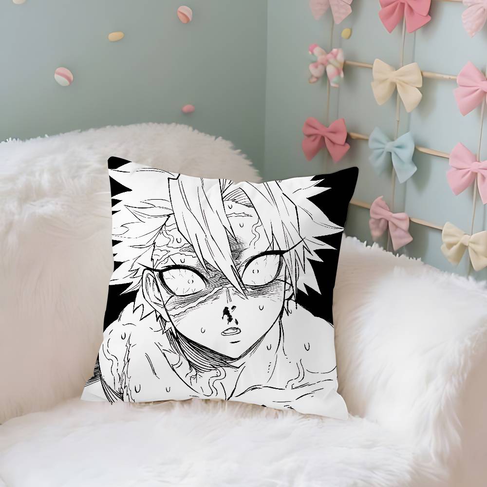 Cute SShinazugawa SanemiS Case Plush Fabric Soft Pillowcase Double Sided Print Cushion Cover Household Gifts