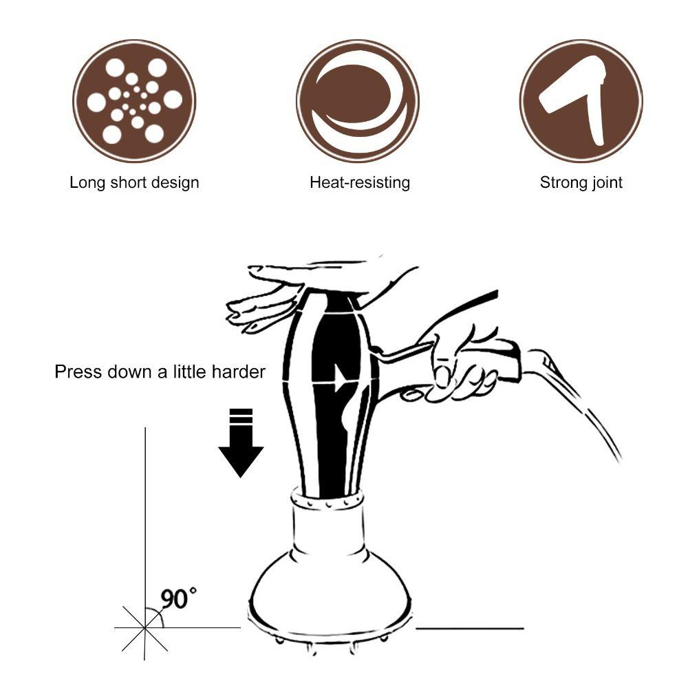 Silicone Fitting Blow Dryer Frizz-Free Curly Styling Tools Hairdryer Diffuser Cover Home