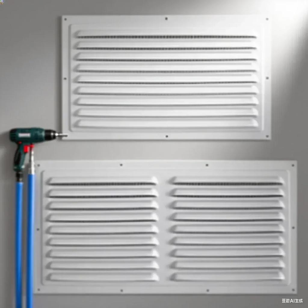 Metal Vent Covers, Square Soffit Ventilation Louvers, Aluminum Alloy Ventilation Grilles With Mesh Vents, Square Vents Tools