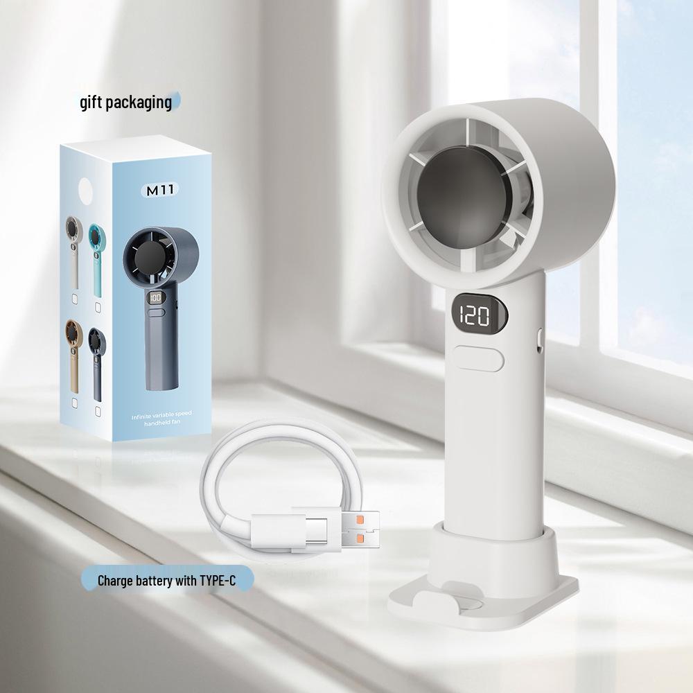 High-Speed Rechargeable Portable Handheld Fan – 120-Speeds, Powerful Wind for Outdoor Use