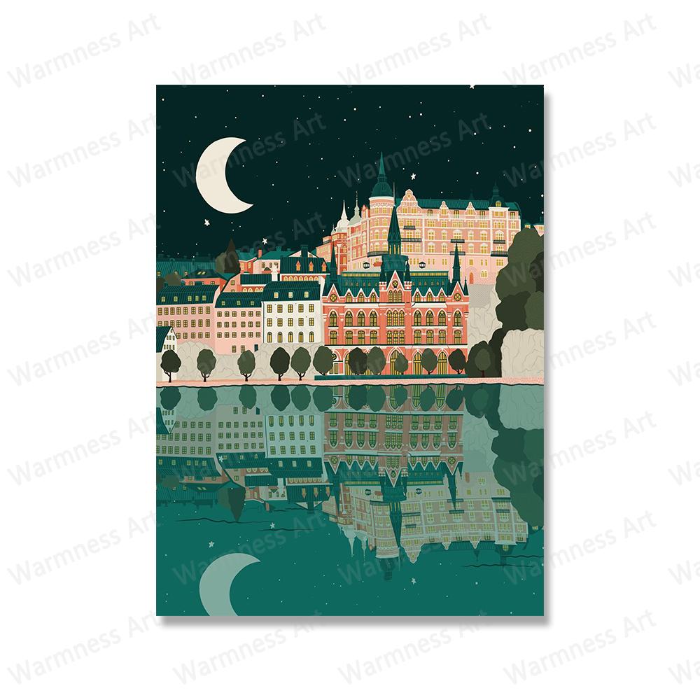 

Швеция Индия Ночь Хава Махал Обезьяна Храм Ворота Настенная Живопись Холст Картина Скандинавский Плакат И Печать Картины Для Декора Гостиной 21x30cm No Framed фиолетовый