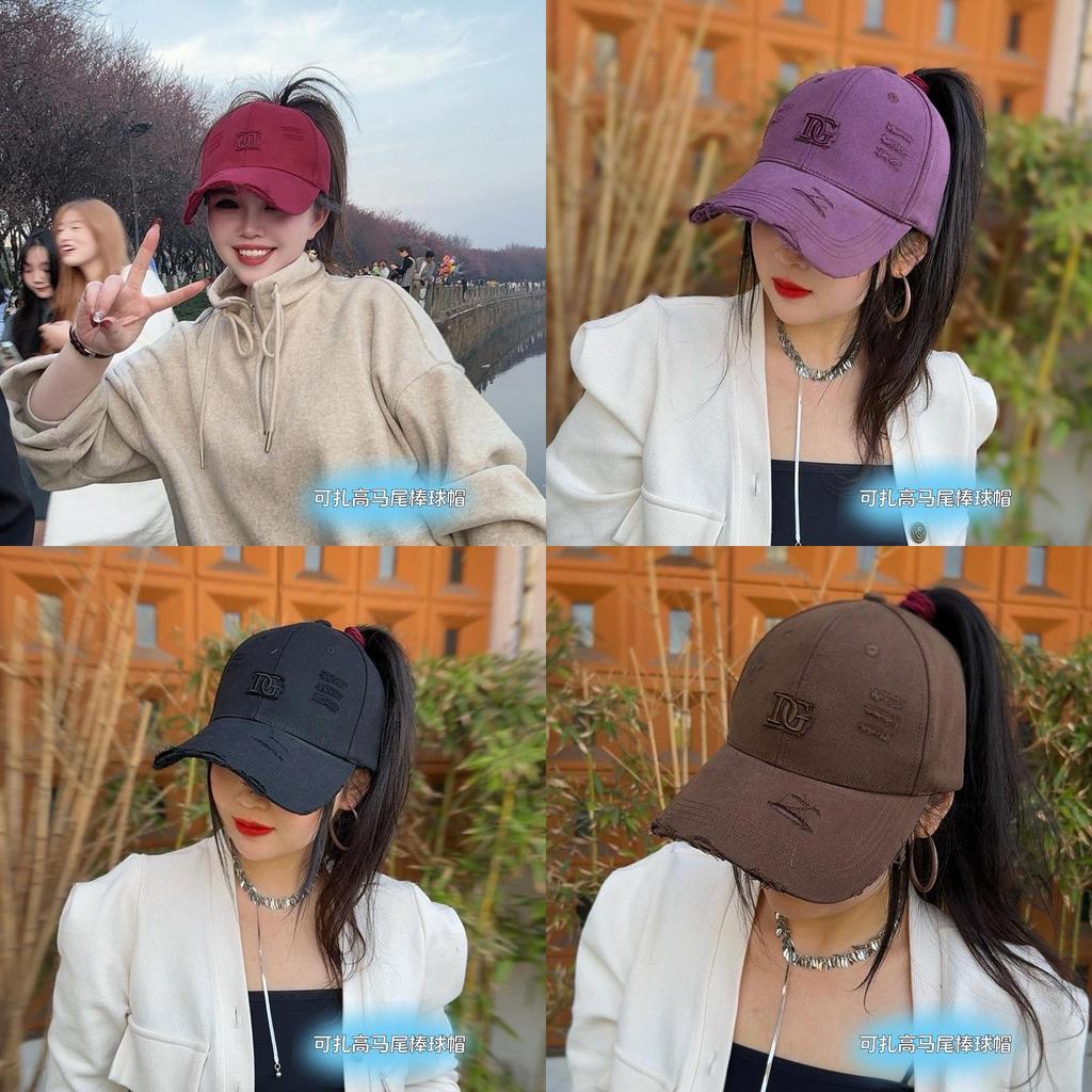 Embroidered Letter G Unstructured Baseball Cap With Sun Protection For Casual Summer Wear