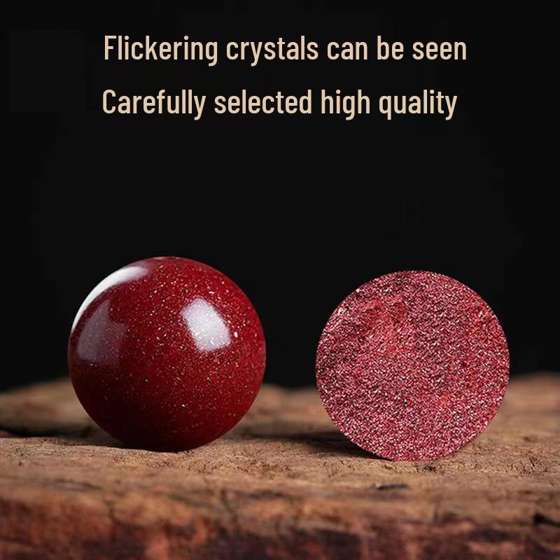 Cinnabar Red Hand-Woven Single Strand Triple Loop Bracelet