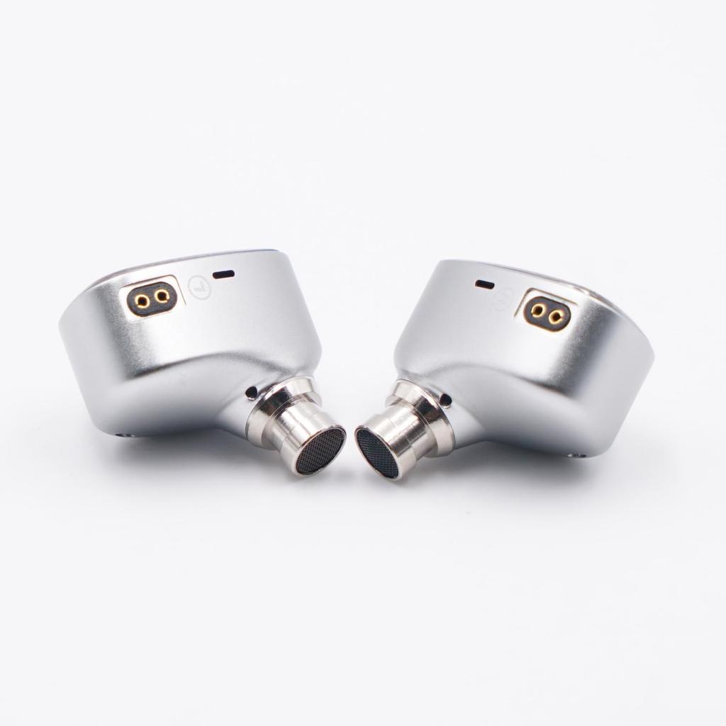 BQEYZ Weather Series Frost Wired Earphones, Micro Planar Dynamic Hybrid Driver, In-Ear Monitors, 0.78mm 2-Pin Connector, In-Ear Type, Glass