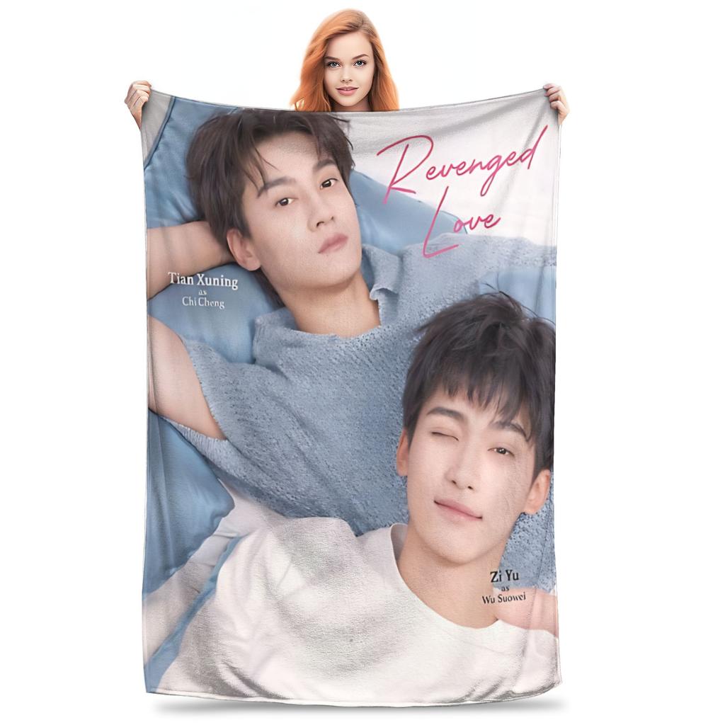 Revenged Love Chi Cheng Wu SuoWei Tian XuNing ZiYu Blankets Fleece Relax Ultra-Soft Throw Blanket for Bedroom Bedspread