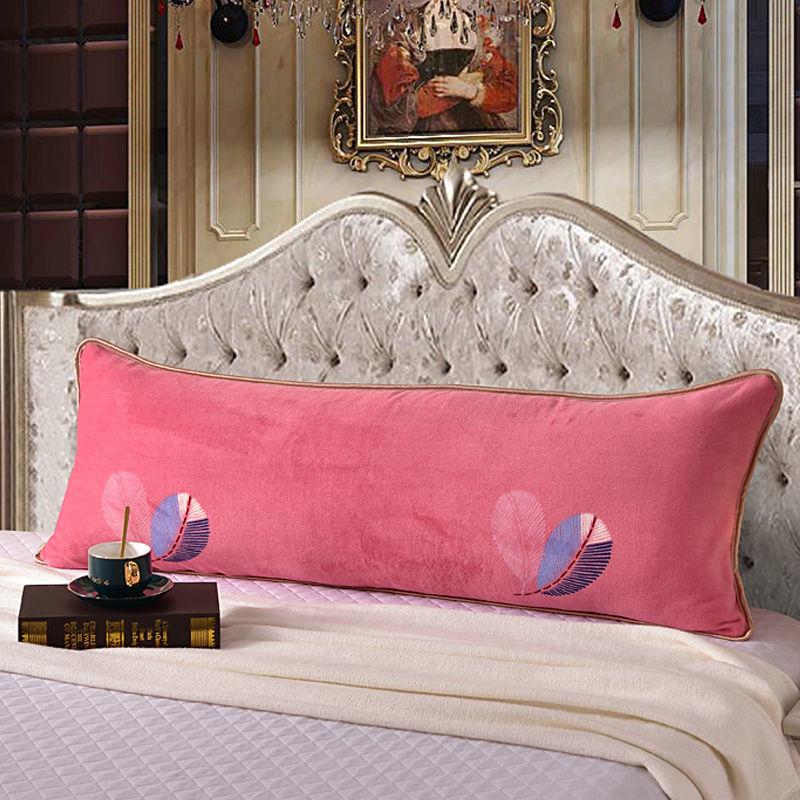 Warm Soft Comfortable Flannel Pillowcase Thicken Coral Fleece Queen King Twin Size Bed Pillow Case 48x180cm