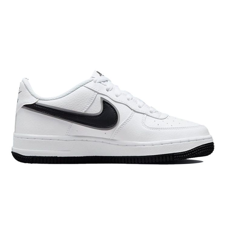 Nike Air Force 1 Leather Comfortable Casual Versatile Low-Top Kids Sneakers Kids Sneakers White Black DX9269-100