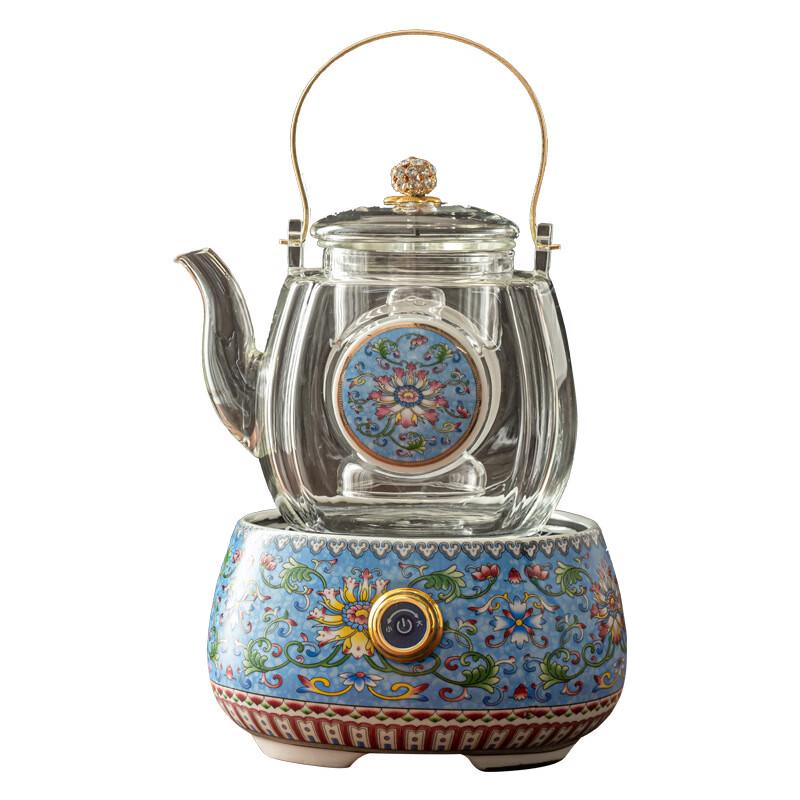 Chaxun Enamel Glass Tea Kettle for Electric Stoves