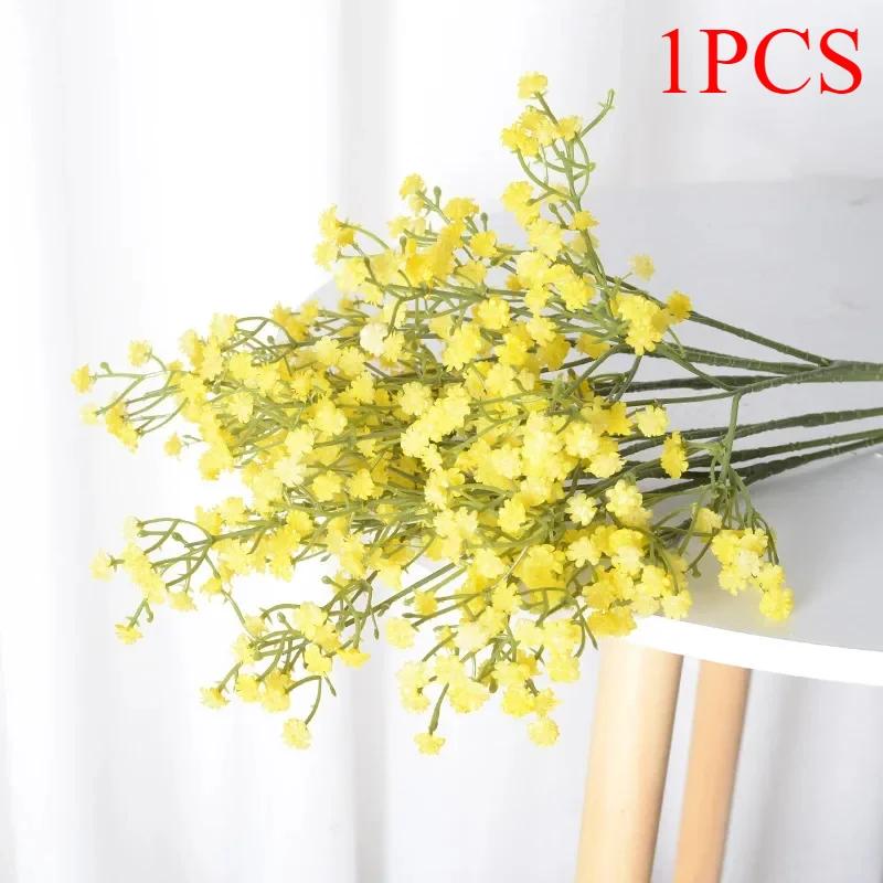 1pcs Artificial Flowers Baby Breath Flower Fake Gypsophila for Wedding Party Home Decoration Floral Bouquets DIY Accessories