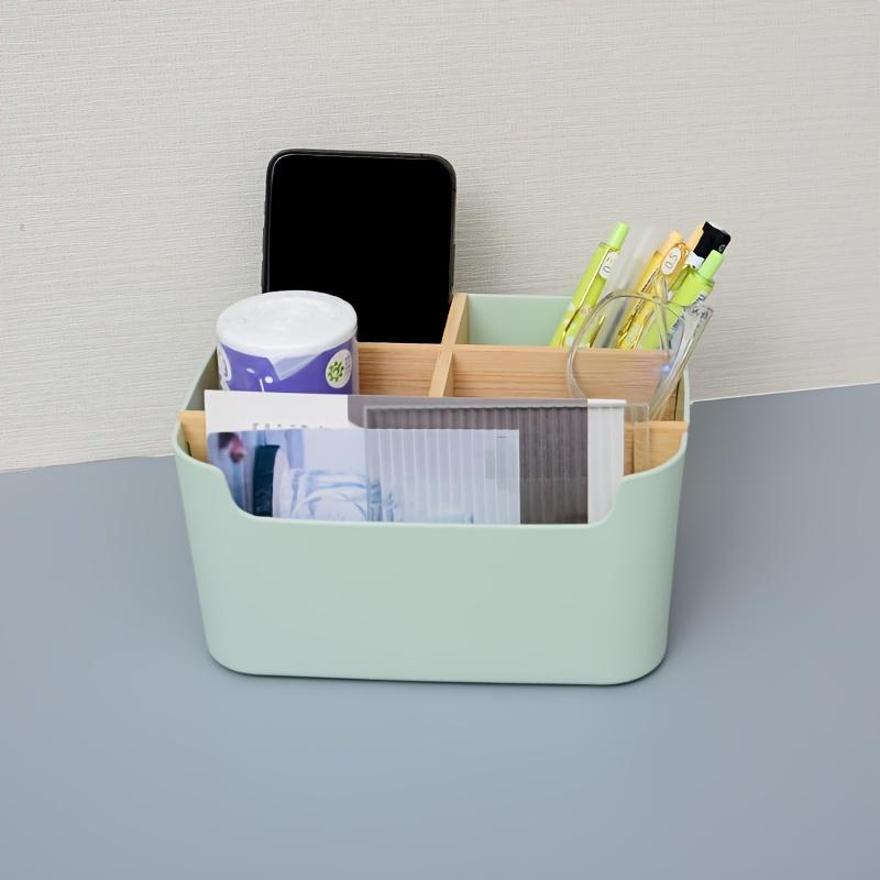 Desk Organizer with Five Sections, Suitable for Office Supplies, Pen Holder, Makeup Storage For Bathroom, Jewelry Box