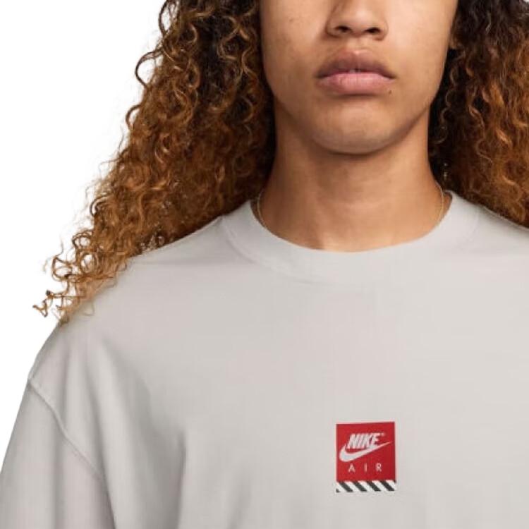 Nike Sportswear AS U NSW Tee M90 OC Sole Food Logo Cartoon Crew Neck Short Sleeve T-Shirt Men Tops White HJ0769078