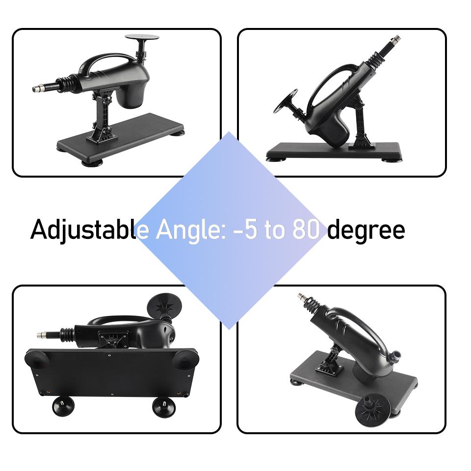 Portable Automatic Sex Machine with Different Dildos for Female Masturbation ,Pumping Gun for Couple ,Uniqu Sex Toy
