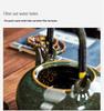 Jian Zhan Tianmu Glaze Ceramic Teapot, Large-Capacity Single-Handle Gongfu Tea Brewer
