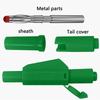 strong 4mm Banana Plugs Test Cables 5pcs Flexible Silicone Wire Safety Cord  Simple Installation for Multimeter Use