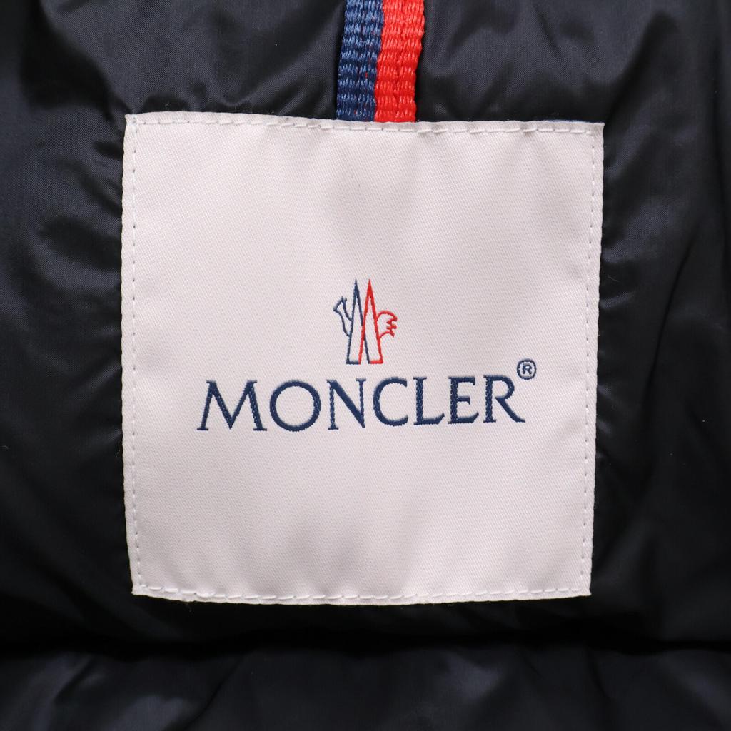MONCLER [Good condition/24 year old] LAICHEFUR fur hoodie short down Jacket 1 blackUsed