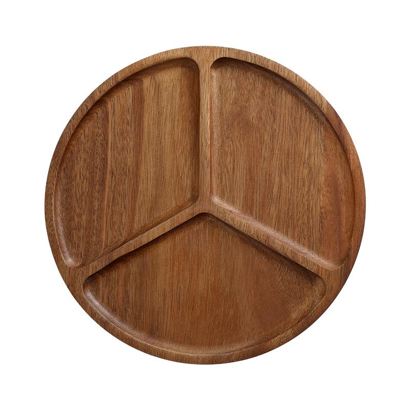 Rectangular Solid Wood Japanese Tea and Snack Tray