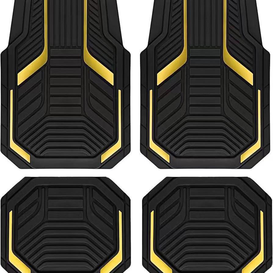 Crystal Velvet Non-Slip Car Floor Mats - Dirt & Wear-Resistant, Easy To Clean.