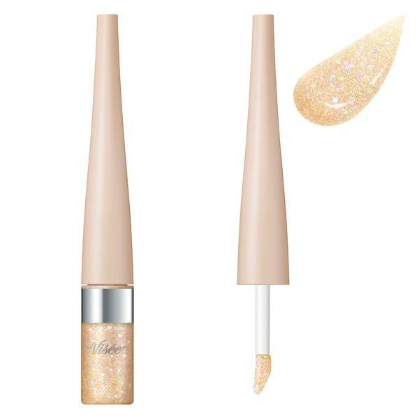 

KOSE Visee 3D Блискуча рідка підводка для очей GD2 OR4 PK3 WT1 33мл GD-2 Gold Gemmy