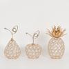 Crystal Pineapple, Apple & Pear Ornament - Classic Home Decor