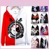 Cozy Danganronpa Monokuma Hoodie With Vibrant 3d Print For Anime Fans