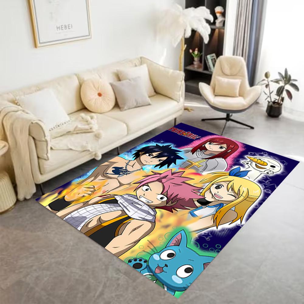 Fairy Tail Adventure Floor Rug Office Rug Design for Study Room Hallway Dormitory Foyer Anti-slip Rug Office Home Decor