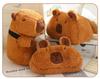 Capybara Plush Car Armrest Tissue Box - Cute, Creative, Multifunctional Pull-Out & Hanging Design